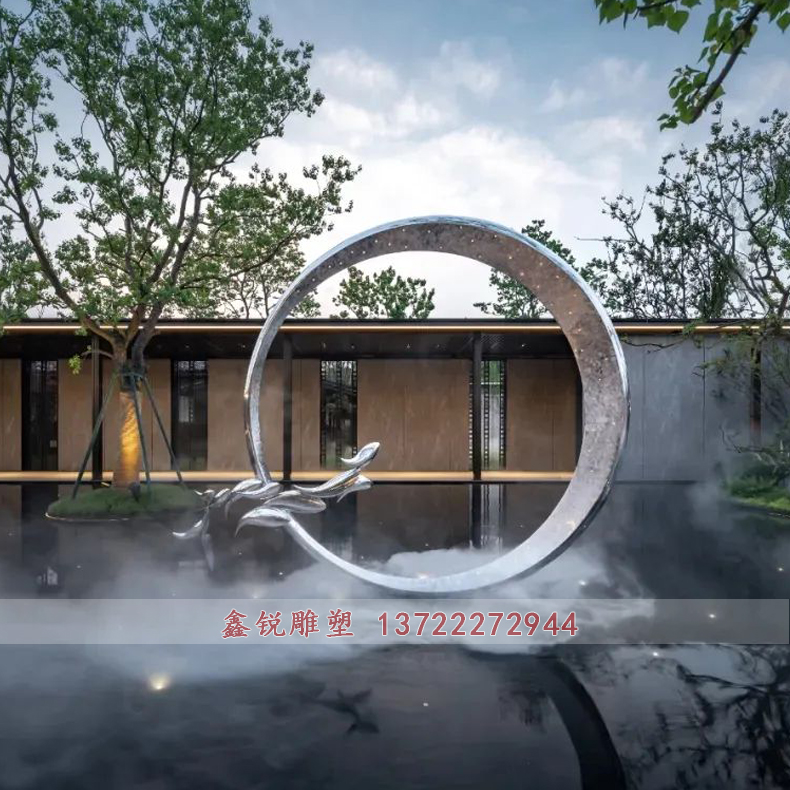 不銹鋼月亮雕塑廠家 不銹鋼月亮雕塑廠家