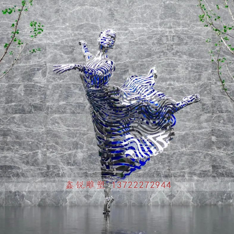 不銹鋼芭蕾舞者雕塑廠家 不銹鋼芭蕾舞者雕塑廠家