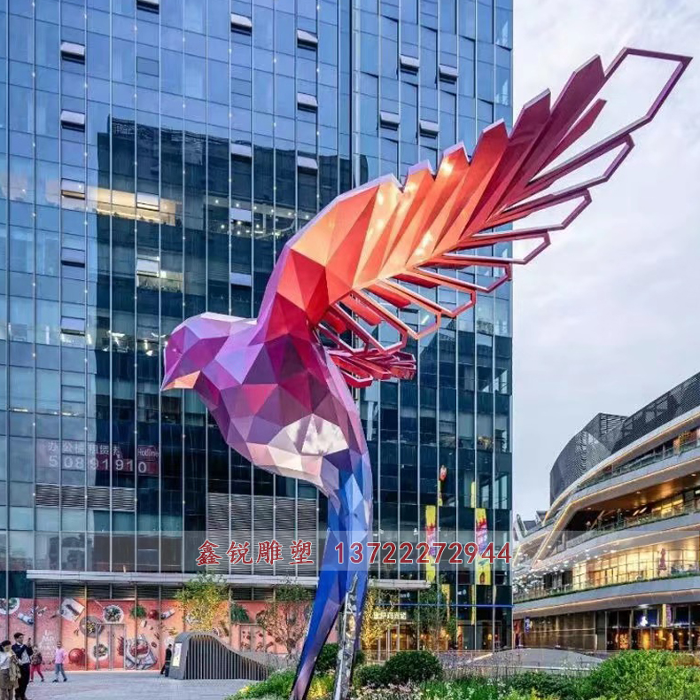 廠家不銹鋼鳥雕塑